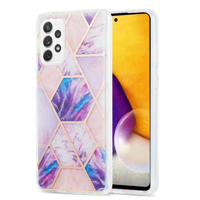 Estuche protector de TPU con patrón de mármol de galvanoplastia 3D, For Xiaomi Poco M3 / Note 9 4G / Redmi 9 Power, For Samsung Galaxy A12, For Samsung Galaxy A32 5G, For Samsung Galaxy A52 5G / 4G, For Samsung Galaxy A72 5G / 4G                       ...