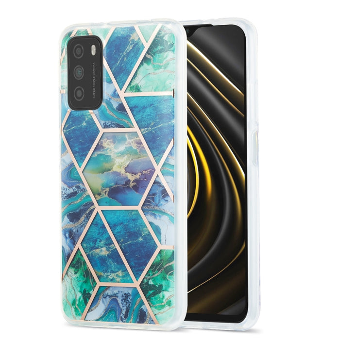Estuche protector de TPU con patrón de mármol de galvanoplastia 3D, For Xiaomi Poco M3 / Note 9 4G / Redmi 9 Power, For Samsung Galaxy A12, For Samsung Galaxy A32 5G, For Samsung Galaxy A52 5G / 4G, For Samsung Galaxy A72 5G / 4G                       ...