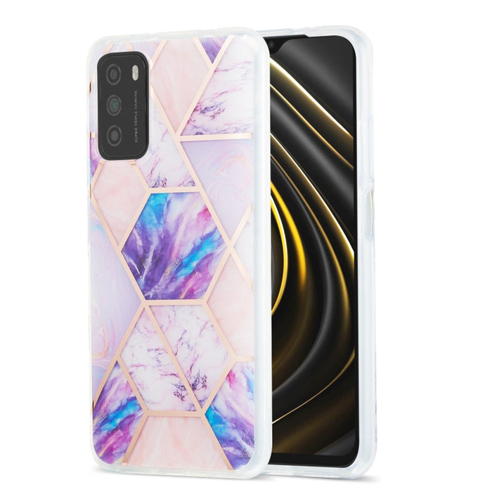 Estuche protector de TPU con patrón de mármol de galvanoplastia 3D, For Xiaomi Poco M3 / Note 9 4G / Redmi 9 Power, For Samsung Galaxy A12, For Samsung Galaxy A32 5G, For Samsung Galaxy A52 5G / 4G, For Samsung Galaxy A72 5G / 4G                       ...