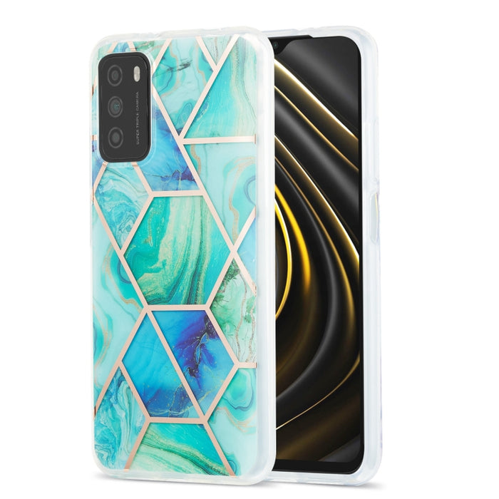 Estuche protector de TPU con patrón de mármol de galvanoplastia 3D, For Xiaomi Poco M3 / Note 9 4G / Redmi 9 Power, For Samsung Galaxy A12, For Samsung Galaxy A32 5G, For Samsung Galaxy A52 5G / 4G, For Samsung Galaxy A72 5G / 4G                       ...