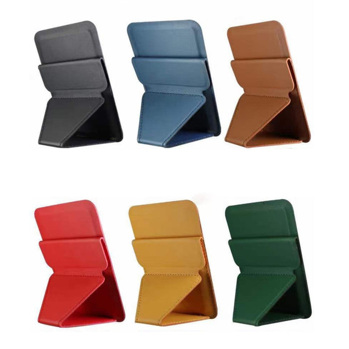 Magsafing Soporte plegable magnético Cartera de cuero Snap-On Card Holder Case Bag para iPhone 12 mini, iPhone 12, iPhone 12 Pro, iPhone 12 Pro Max
