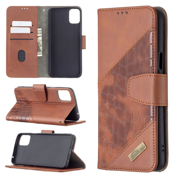 Funda de cuero PU con tapa horizontal y textura de cocodrilo a juego con billetera, soporte y ranuras para tarjetas, For LG K42, For Xiaomi Redmi Note 10 4G /Note 10s, For Samsung Galaxy A02 / M02, For Samsung Galaxy A32 4G