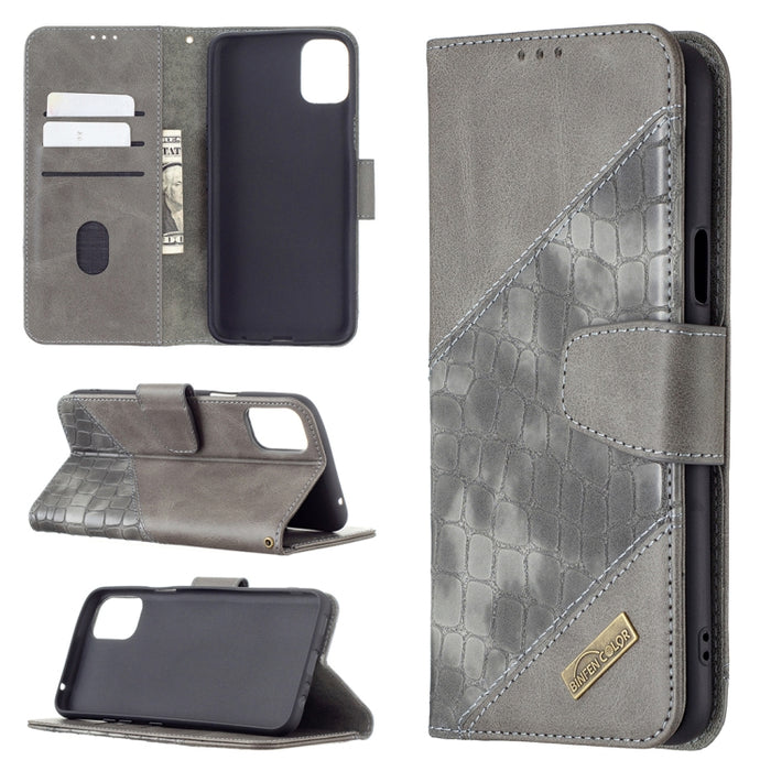 Funda de cuero PU con tapa horizontal y textura de cocodrilo a juego con billetera, soporte y ranuras para tarjetas, For LG K42, For Xiaomi Redmi Note 10 4G /Note 10s, For Samsung Galaxy A02 / M02, For Samsung Galaxy A32 4G