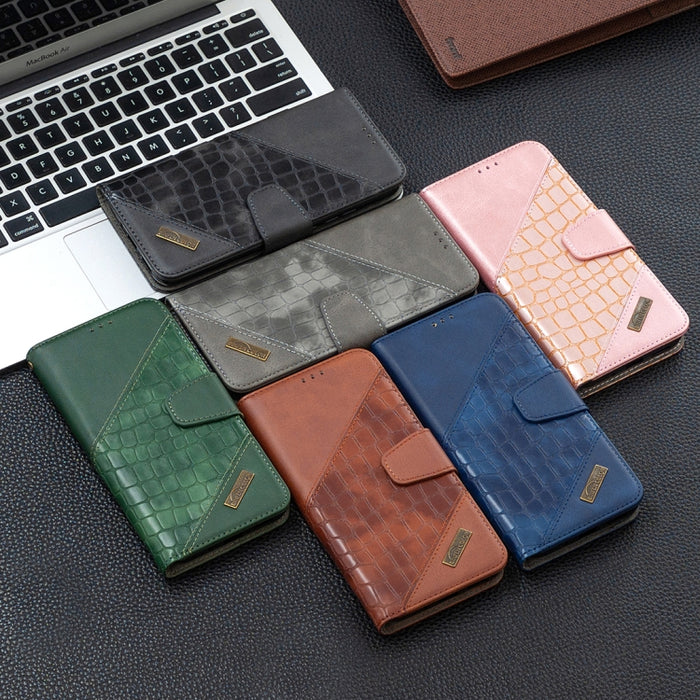 Funda de cuero PU con tapa horizontal y textura de cocodrilo a juego con billetera, soporte y ranuras para tarjetas, For LG K42, For Xiaomi Redmi Note 10 4G /Note 10s, For Samsung Galaxy A02 / M02, For Samsung Galaxy A32 4G
