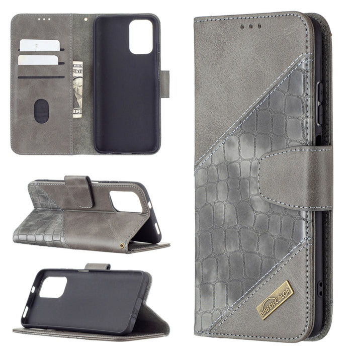 Funda de cuero PU con tapa horizontal y textura de cocodrilo a juego con billetera, soporte y ranuras para tarjetas, For LG K42, For Xiaomi Redmi Note 10 4G /Note 10s, For Samsung Galaxy A02 / M02, For Samsung Galaxy A32 4G