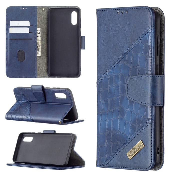 Funda de cuero PU con tapa horizontal y textura de cocodrilo a juego con billetera, soporte y ranuras para tarjetas, For LG K42, For Xiaomi Redmi Note 10 4G /Note 10s, For Samsung Galaxy A02 / M02, For Samsung Galaxy A32 4G