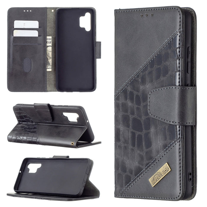 Funda de cuero PU con tapa horizontal y textura de cocodrilo a juego con billetera, soporte y ranuras para tarjetas, For LG K42, For Xiaomi Redmi Note 10 4G /Note 10s, For Samsung Galaxy A02 / M02, For Samsung Galaxy A32 4G