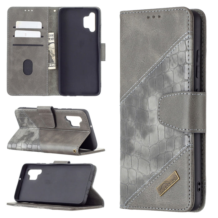 Funda de cuero PU con tapa horizontal y textura de cocodrilo a juego con billetera, soporte y ranuras para tarjetas, For LG K42, For Xiaomi Redmi Note 10 4G /Note 10s, For Samsung Galaxy A02 / M02, For Samsung Galaxy A32 4G