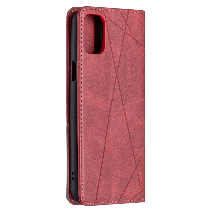 Estuche de cuero magnético con tapa horizontal con textura de rombos con soporte y ranuras para tarjetas, For LG K42, For Xiaomi Redmi Note 10 4G / Note 10s, For Samsung Galaxy A32 4G