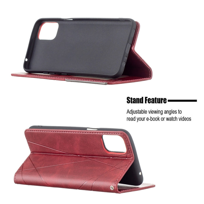 Estuche de cuero magnético con tapa horizontal con textura de rombos con soporte y ranuras para tarjetas, For LG K42, For Xiaomi Redmi Note 10 4G / Note 10s, For Samsung Galaxy A32 4G