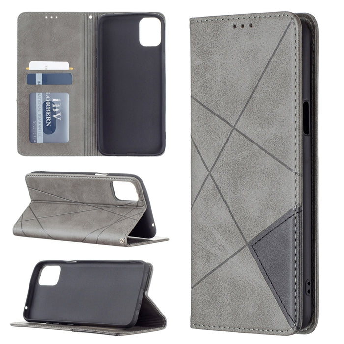 Estuche de cuero magnético con tapa horizontal con textura de rombos con soporte y ranuras para tarjetas, For LG K42, For Xiaomi Redmi Note 10 4G / Note 10s, For Samsung Galaxy A32 4G