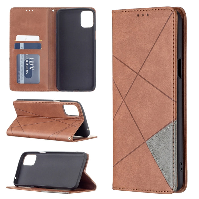 Estuche de cuero magnético con tapa horizontal con textura de rombos con soporte y ranuras para tarjetas, For LG K42, For Xiaomi Redmi Note 10 4G / Note 10s, For Samsung Galaxy A32 4G