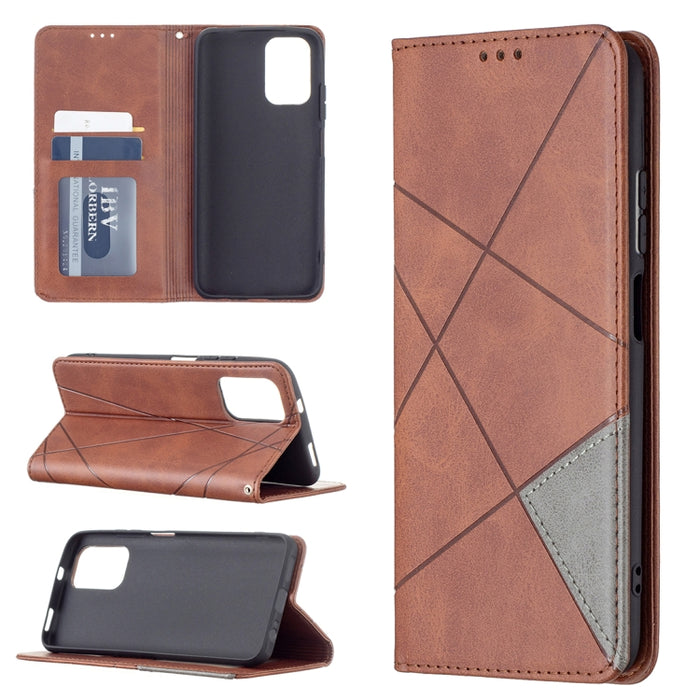 Estuche de cuero magnético con tapa horizontal con textura de rombos con soporte y ranuras para tarjetas, For LG K42, For Xiaomi Redmi Note 10 4G / Note 10s, For Samsung Galaxy A32 4G
