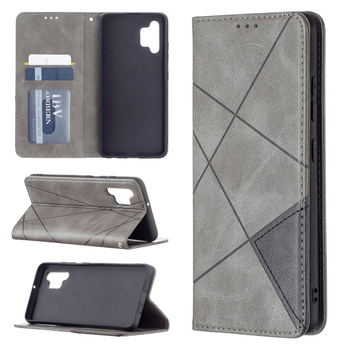 Estuche de cuero magnético con tapa horizontal con textura de rombos con soporte y ranuras para tarjetas, For LG K42, For Xiaomi Redmi Note 10 4G / Note 10s, For Samsung Galaxy A32 4G