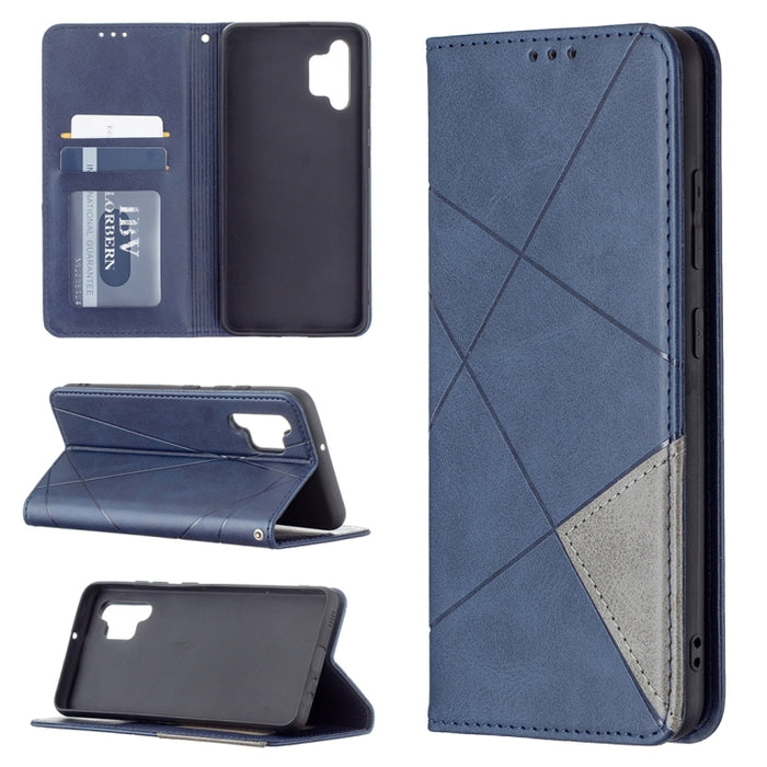 Estuche de cuero magnético con tapa horizontal con textura de rombos con soporte y ranuras para tarjetas, For LG K42, For Xiaomi Redmi Note 10 4G / Note 10s, For Samsung Galaxy A32 4G