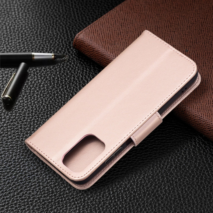Estuche de cuero con tapa horizontal con estampado de dos mariposas con soporte, ranura para tarjeta, billetera y cordón, For Xiaomi Redmi Note 10 4G, For Nokia 5.4