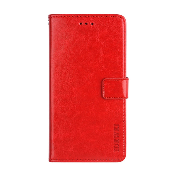 idewei Crazy Horse Texture Horizontal Flip Funda de cuero con soporte y ranuras para tarjetas y billetera, For Xiaomi Poco F3, For ZTE Blade X1 5G