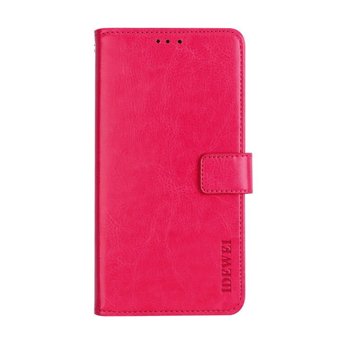 idewei Crazy Horse Texture Horizontal Flip Funda de cuero con soporte y ranuras para tarjetas y billetera, For Xiaomi Poco F3, For ZTE Blade X1 5G
