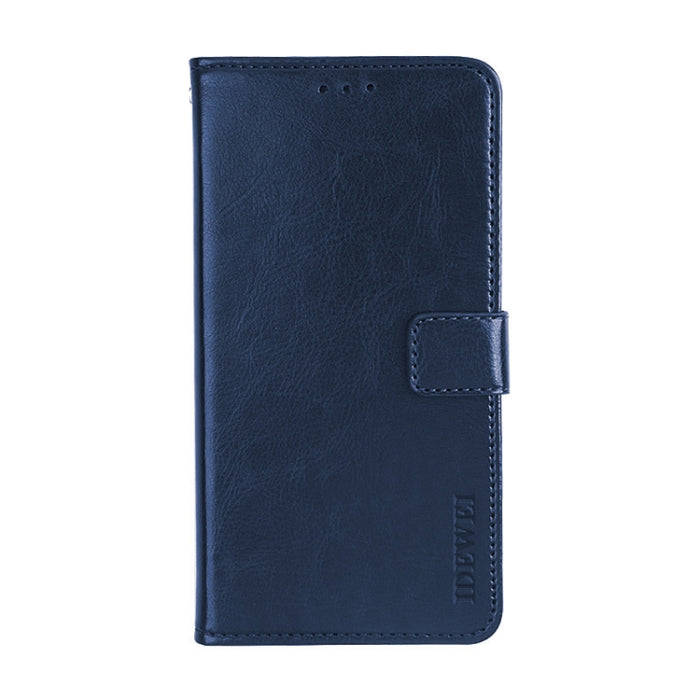 idewei Crazy Horse Texture Horizontal Flip Funda de cuero con soporte y ranuras para tarjetas y billetera, For Xiaomi Poco F3, For ZTE Blade X1 5G