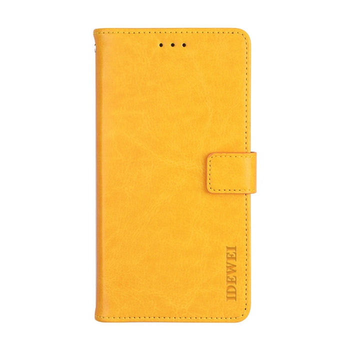 idewei Crazy Horse Texture Horizontal Flip Funda de cuero con soporte y ranuras para tarjetas y billetera, For Xiaomi Poco F3, For ZTE Blade X1 5G