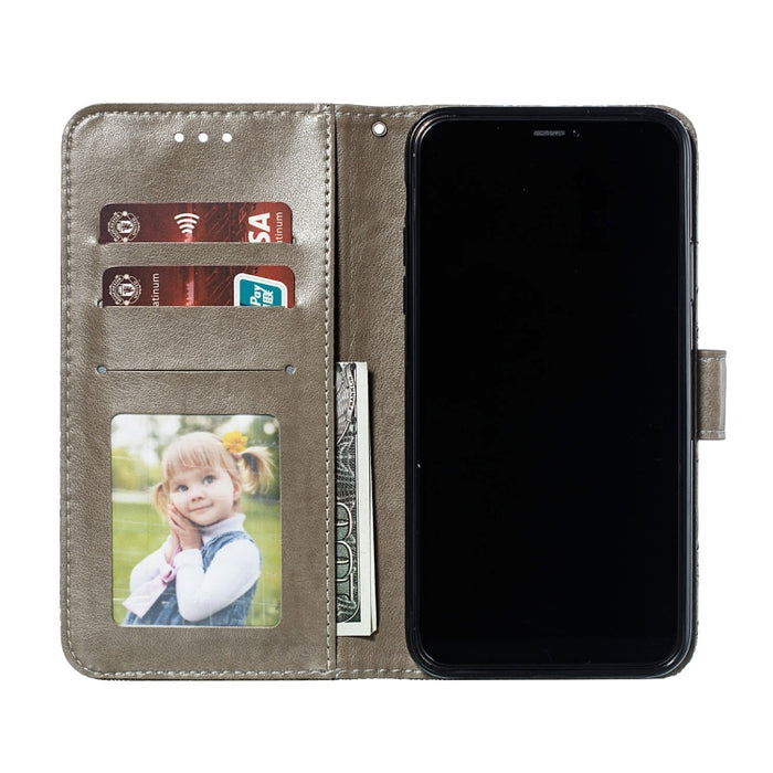 Funda de cuero con tapa horizontal con patrón de estampado de flores de encaje con soporte y ranuras para tarjetas y billetera y marco de fotos, For Xiaomi Redmi Note 9T 5G, For Xiaomi Redmi Note 10 Pro, For Xiaomi Redmi Note 10 4G                     ...