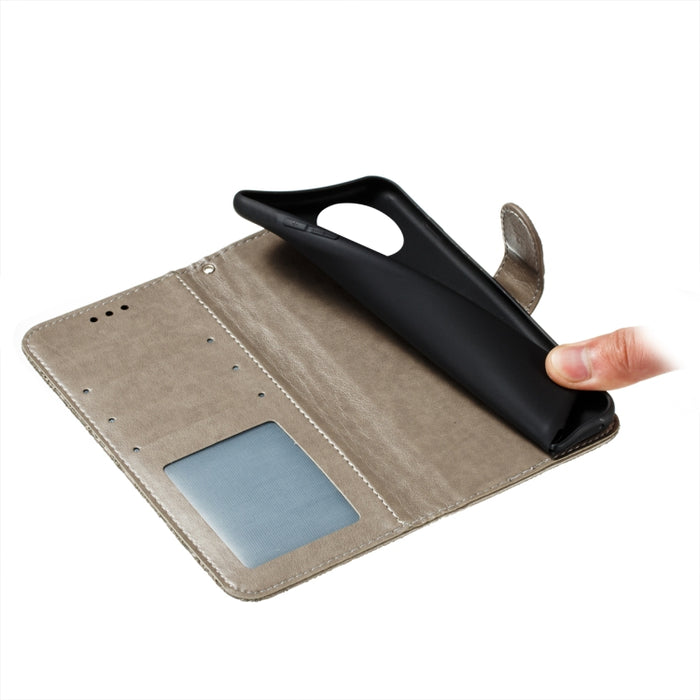 Funda de cuero con tapa horizontal con patrón de estampado de flores de encaje con soporte y ranuras para tarjetas y billetera y marco de fotos, For Xiaomi Redmi Note 9T 5G, For Xiaomi Redmi Note 10 Pro, For Xiaomi Redmi Note 10 4G                     ...