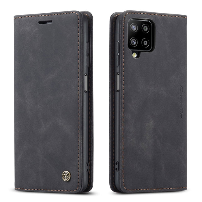 CaseMe 013 Estuche de cuero con tapa horizontal multifuncional con soporte, ranura para tarjeta y billetera, For Samsung Galaxy A12, For Xiaomi CC9 Pro