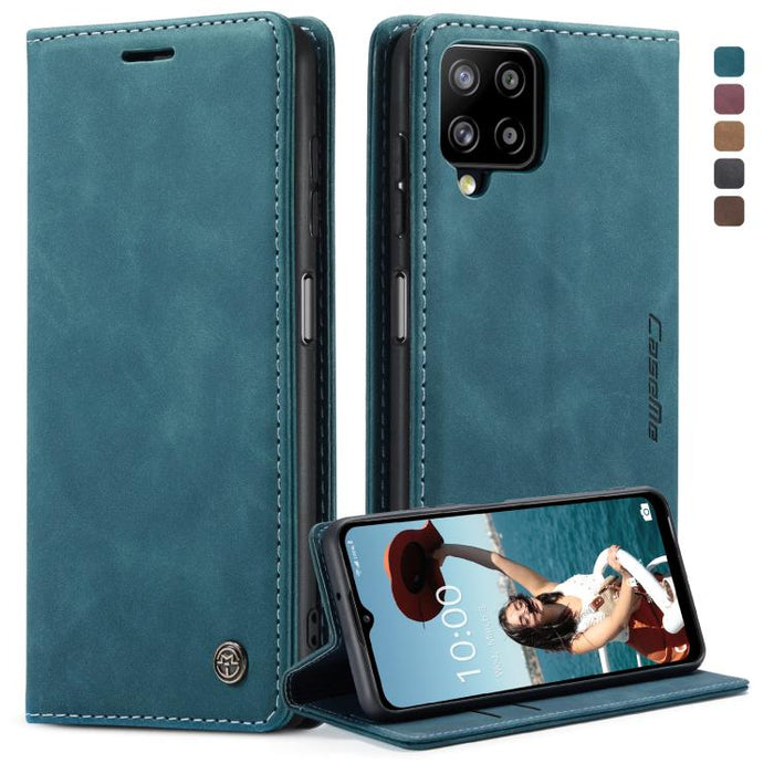 CaseMe 013 Estuche de cuero con tapa horizontal multifuncional con soporte, ranura para tarjeta y billetera, For Samsung Galaxy A12, For Xiaomi CC9 Pro