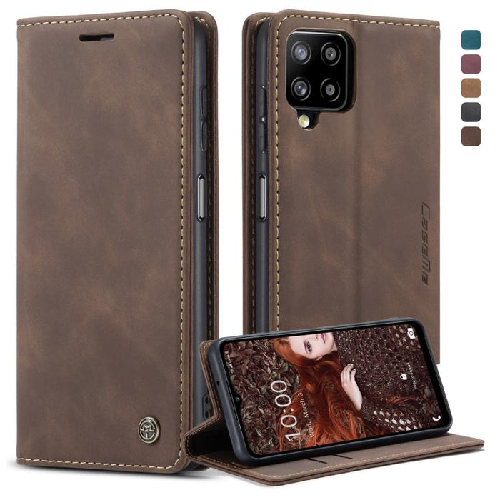 CaseMe 013 Estuche de cuero con tapa horizontal multifuncional con soporte, ranura para tarjeta y billetera, For Samsung Galaxy A12, For Xiaomi CC9 Pro