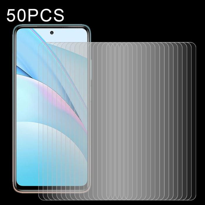 50 PCS 0.26mm 9H 2.5D Película de vidrio templado, For Xiaomi Mi 10T 5G / 10T Pro 5G / 10T Lite 5G (50 PCS), For Xiaomi Redmi Note 9T (50 PCS), For Xiaomi Redmi Note 10 5G / Poco M3 Pro 5G (50 PCS)                                                       ...
