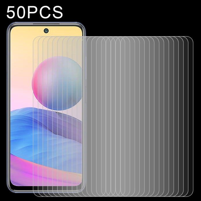 50 PCS 0.26mm 9H 2.5D Película de vidrio templado, For Xiaomi Mi 10T 5G / 10T Pro 5G / 10T Lite 5G (50 PCS), For Xiaomi Redmi Note 9T (50 PCS), For Xiaomi Redmi Note 10 5G / Poco M3 Pro 5G (50 PCS)                                                       ...