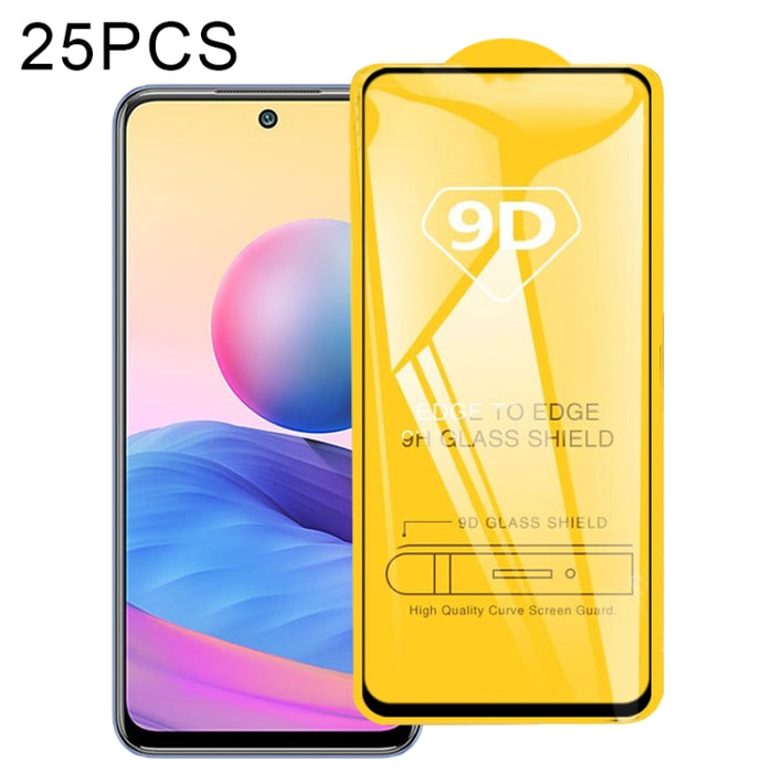 25 PCS 9D Película de vidrio templado de pantalla completa con pegamento completo, For Xiaomi Mi 10T 5G / 10T Pro 5G / 10T Lite 5G (25 PCS), For Xiaomi Redmi Note 10 5G (25 PCS), For Xiaomi Redmi Note 10 Pro / Note 10 Pro india (25 PCS)                ...