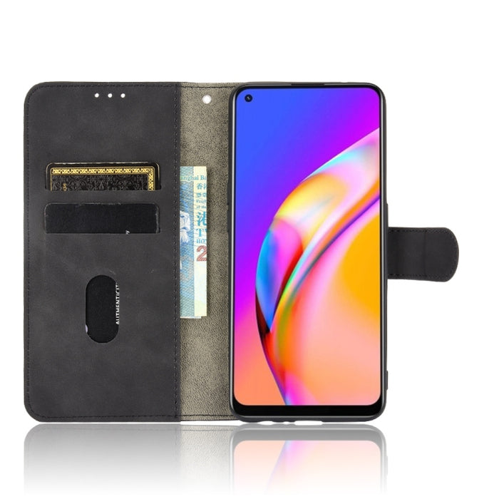 Funda de piel sintética con textura de piel de becerro con tapa horizontal y hebilla magnética con soporte, ranuras para tarjetas y cartera, For Oppo A94, For Oppo F19 Pro, For Oppo Reno5 F, For Xiaomi Redmi Note 10, For Xiaomi Redmi Note 10S