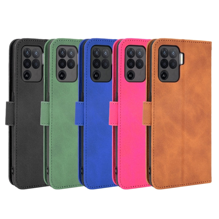 Funda de piel sintética con textura de piel de becerro con tapa horizontal y hebilla magnética con soporte, ranuras para tarjetas y cartera, For Oppo A94, For Oppo F19 Pro, For Oppo Reno5 F, For Xiaomi Redmi Note 10, For Xiaomi Redmi Note 10S