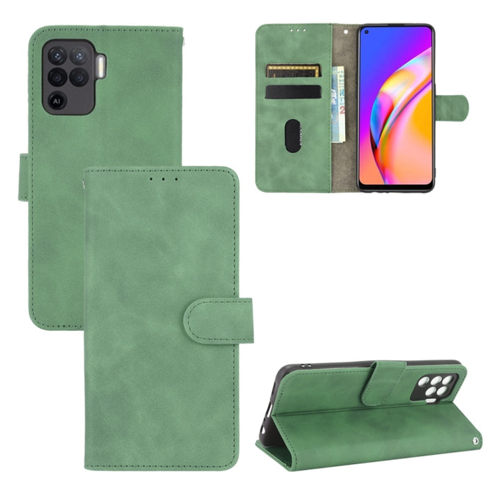 Funda de piel sintética con textura de piel de becerro con tapa horizontal y hebilla magnética con soporte, ranuras para tarjetas y cartera, For Oppo A94, For Oppo F19 Pro, For Oppo Reno5 F, For Xiaomi Redmi Note 10, For Xiaomi Redmi Note 10S