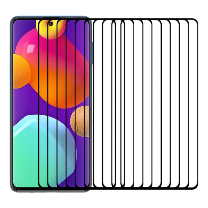 Película de vidrio templado de pantalla completa con pegamento completo de 25 piezas, For Samsung Galaxy M62 (25 PCS), For Samsung Galaxy F62 (25 PCS), For Xiaomi Poco X3 Pro (25 PCS), For Xiaomi Poco F3 (25 PCS), For Xiaomi Redmi Note 9T (25 PCS)     ...