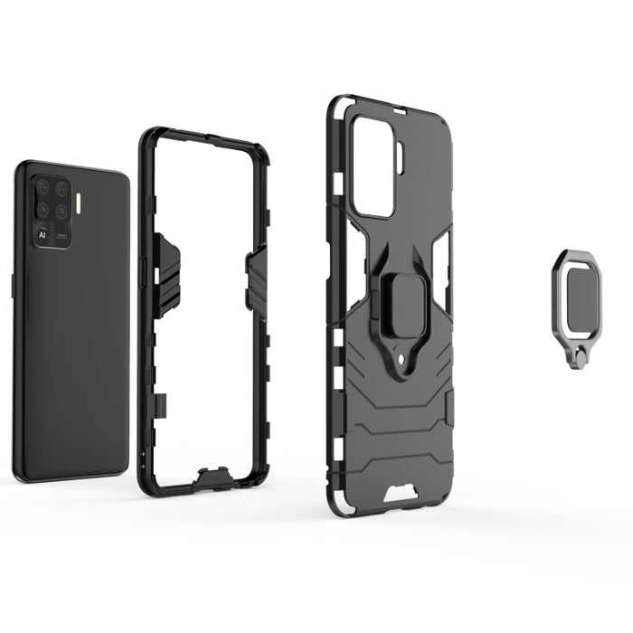 Funda protectora de PC + TPU a prueba de golpes con soporte de anillo magnético, For OPPO A94, For Xiaomi Redmi Note 10 4G, For Xiaomi Mi 10S