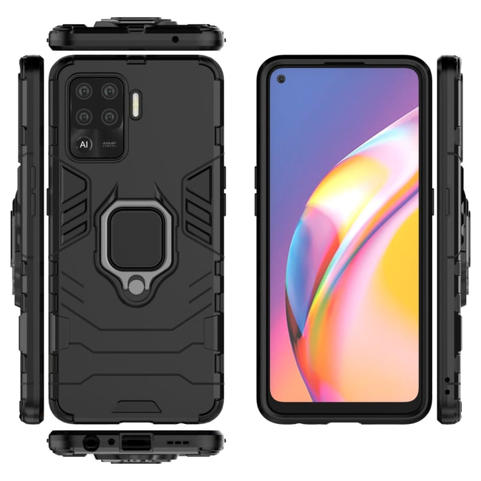 Funda protectora de PC + TPU a prueba de golpes con soporte de anillo magnético, For OPPO A94, For Xiaomi Redmi Note 10 4G, For Xiaomi Mi 10S