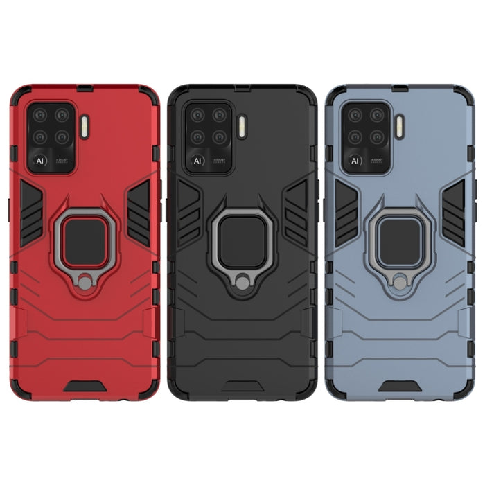 Funda protectora de PC + TPU a prueba de golpes con soporte de anillo magnético, For OPPO A94, For Xiaomi Redmi Note 10 4G, For Xiaomi Mi 10S