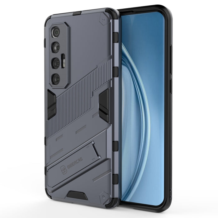 Punk Armor 2 en 1 PC + TPU Estuche a prueba de golpes con soporte invisible, For Xiaomi Mi 10S, For OPPO Find X3