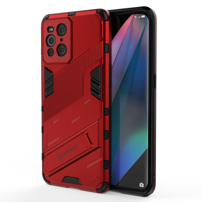 Punk Armor 2 en 1 PC + TPU Estuche a prueba de golpes con soporte invisible, For Xiaomi Mi 10S, For OPPO Find X3