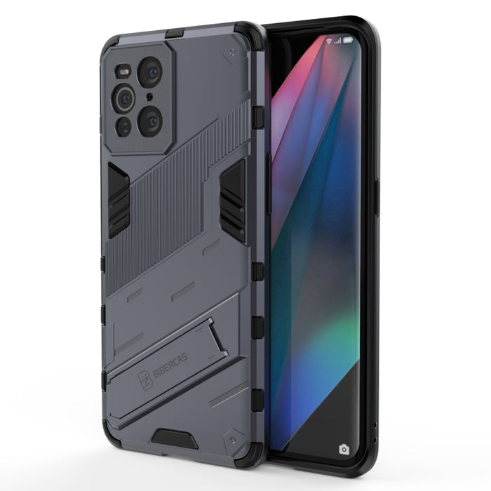 Punk Armor 2 en 1 PC + TPU Estuche a prueba de golpes con soporte invisible, For Xiaomi Mi 10S, For OPPO Find X3