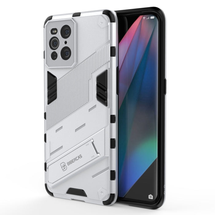 Punk Armor 2 en 1 PC + TPU Estuche a prueba de golpes con soporte invisible, For Xiaomi Mi 10S, For OPPO Find X3
