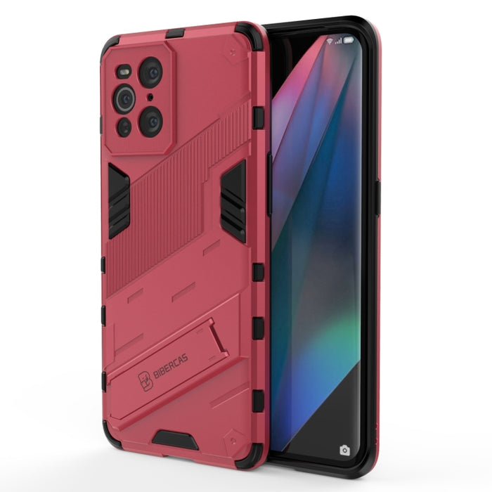 Punk Armor 2 en 1 PC + TPU Estuche a prueba de golpes con soporte invisible, For Xiaomi Mi 10S, For OPPO Find X3