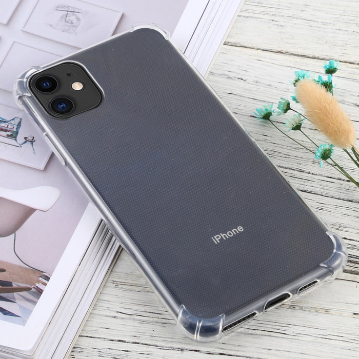 Estuche de TPU ultrafino anticaída de cuatro esquinas, For iPhone 11 Pro, For iPhone 11