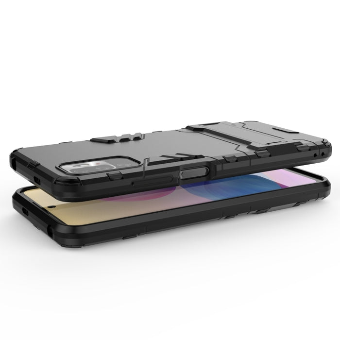 Funda protectora de PC + TPU a prueba de golpes con soporte oculto, For Xiaomi Redmi Note 10 5G, For Samsung Galaxy F62 / M62