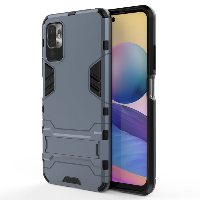 Funda protectora de PC + TPU a prueba de golpes con soporte oculto, For Xiaomi Redmi Note 10 5G, For Samsung Galaxy F62 / M62