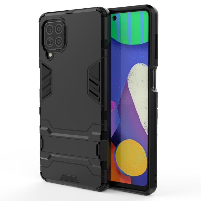 Funda protectora de PC + TPU a prueba de golpes con soporte oculto, For Xiaomi Redmi Note 10 5G, For Samsung Galaxy F62 / M62