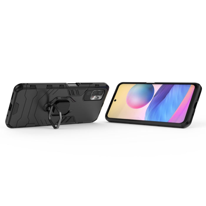 Funda protectora de PC + TPU a prueba de golpes con soporte de anillo magnético, For Xiaomi Redmi Note 10 5G, For Samsung Galaxy F62 / M62
