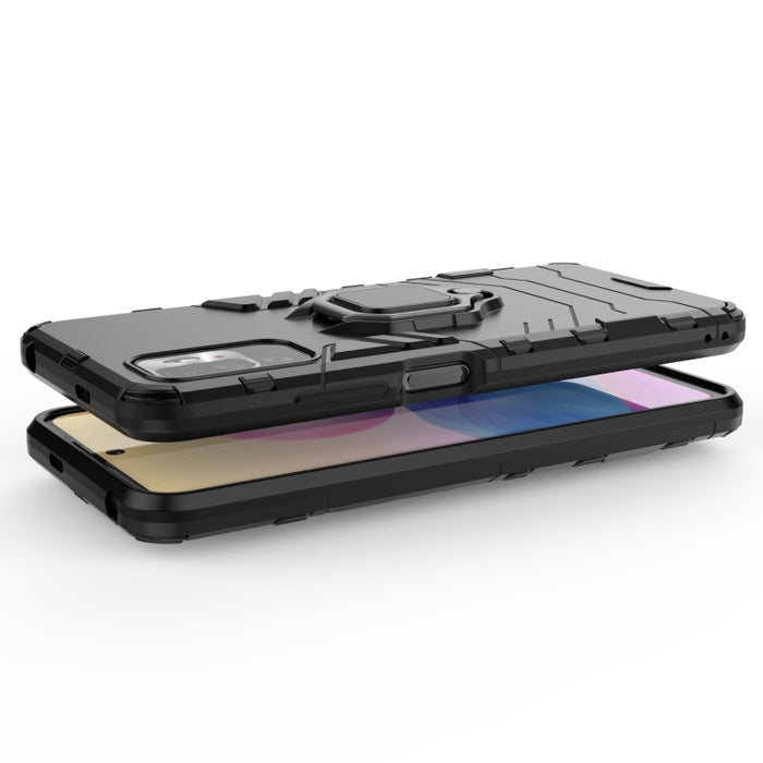 Funda protectora de PC + TPU a prueba de golpes con soporte de anillo magnético, For Xiaomi Redmi Note 10 5G, For Samsung Galaxy F62 / M62